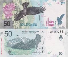*50 Pesos Argentína 2018, P363B UNC - Kliknutím na obrázok zatvorte -